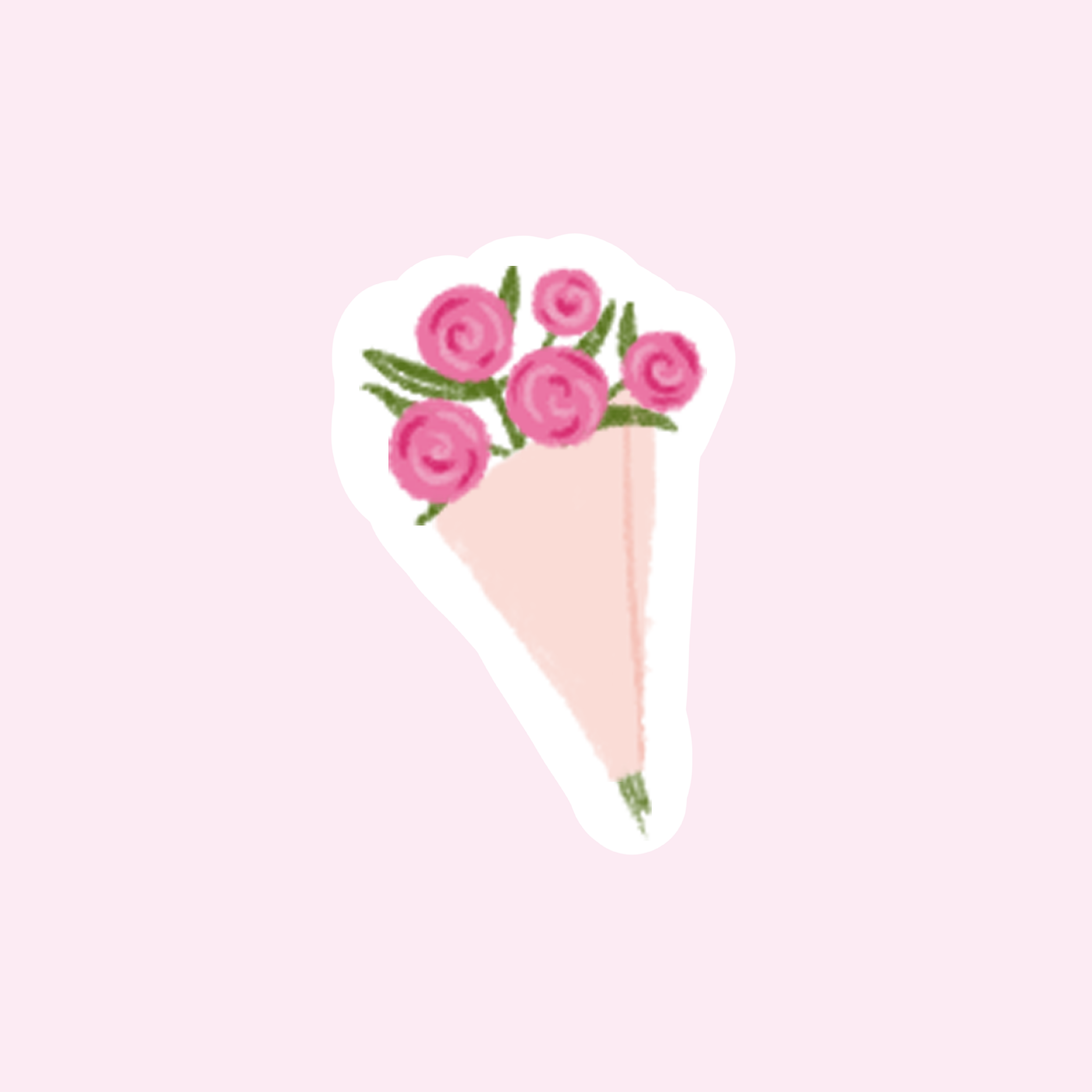 Sticker Bouquet de Fleurs