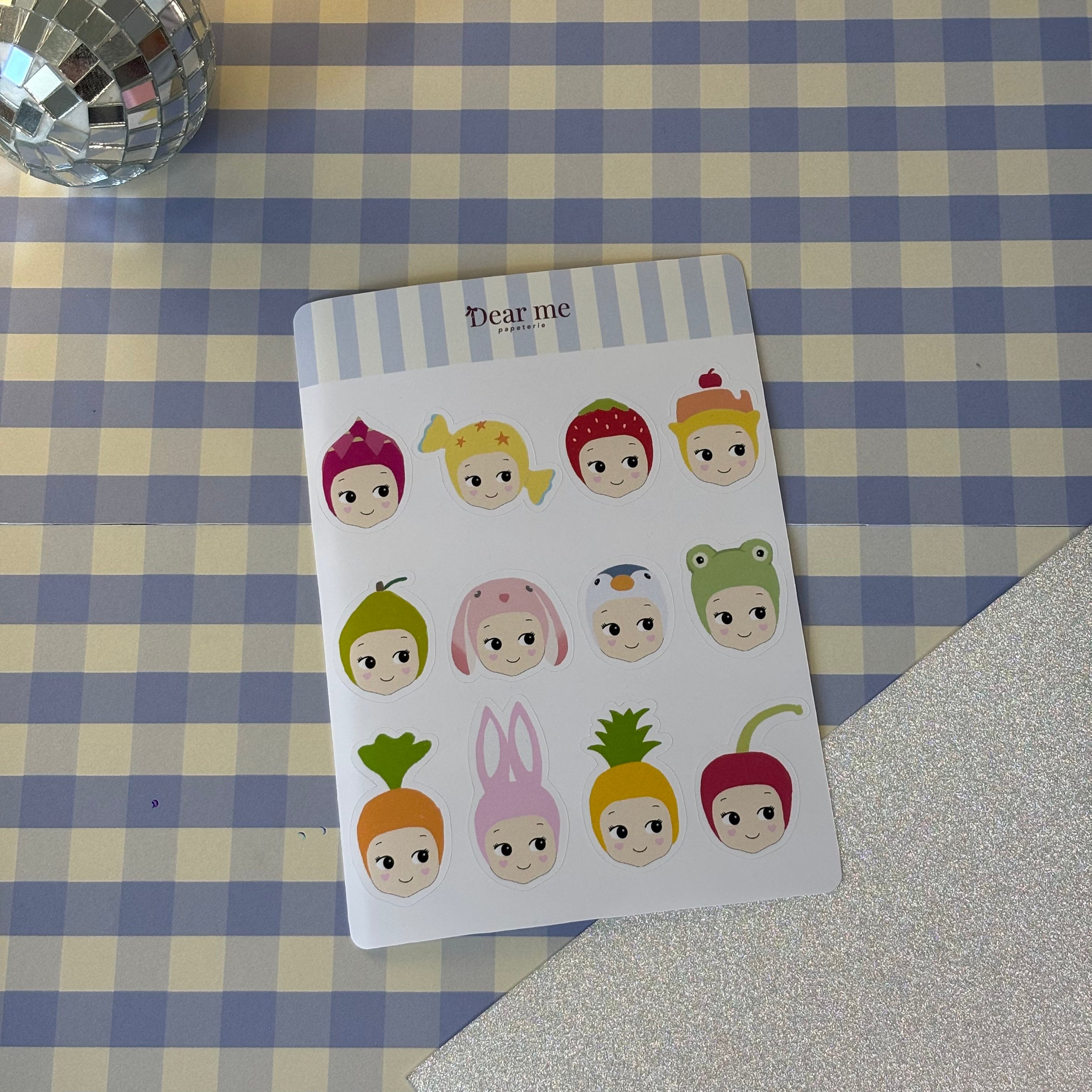 Planche stickers A6 - Babies