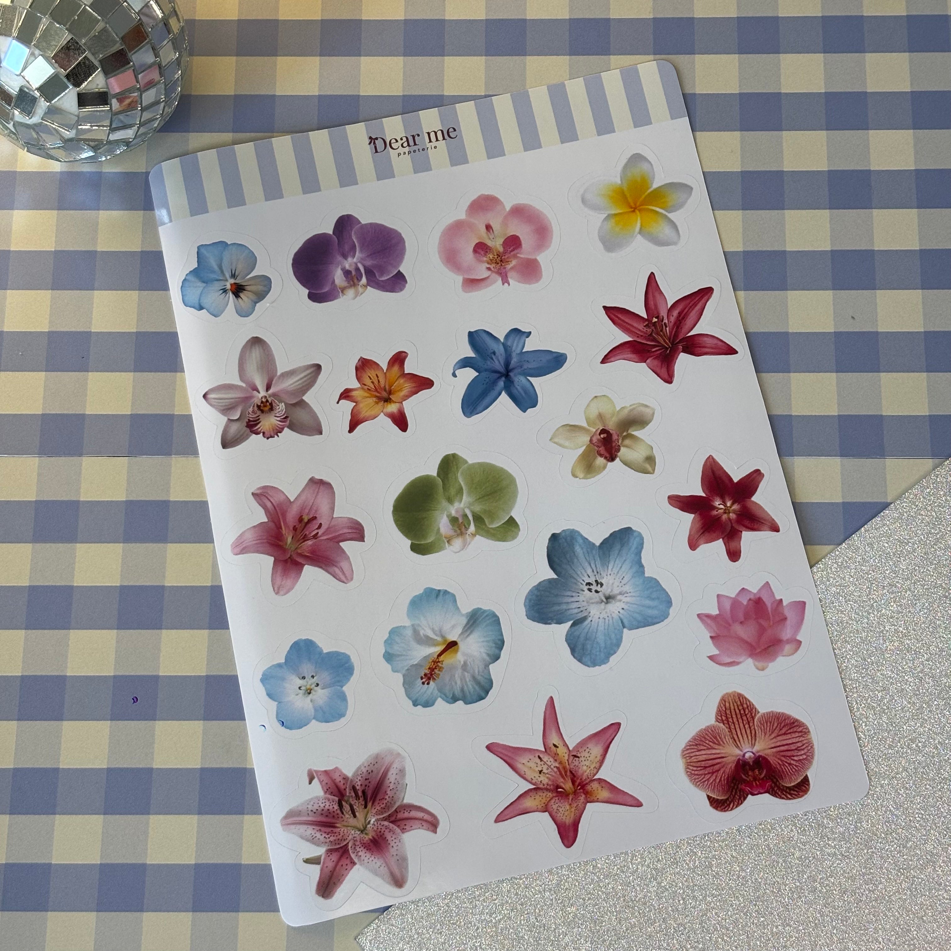 Planche stickers A5 - Fleurs