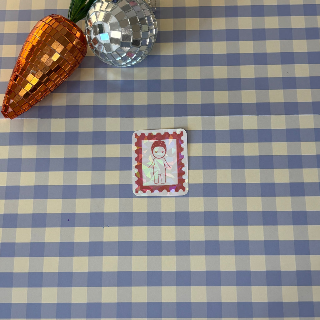 Sticker Timbre Baby Fraise