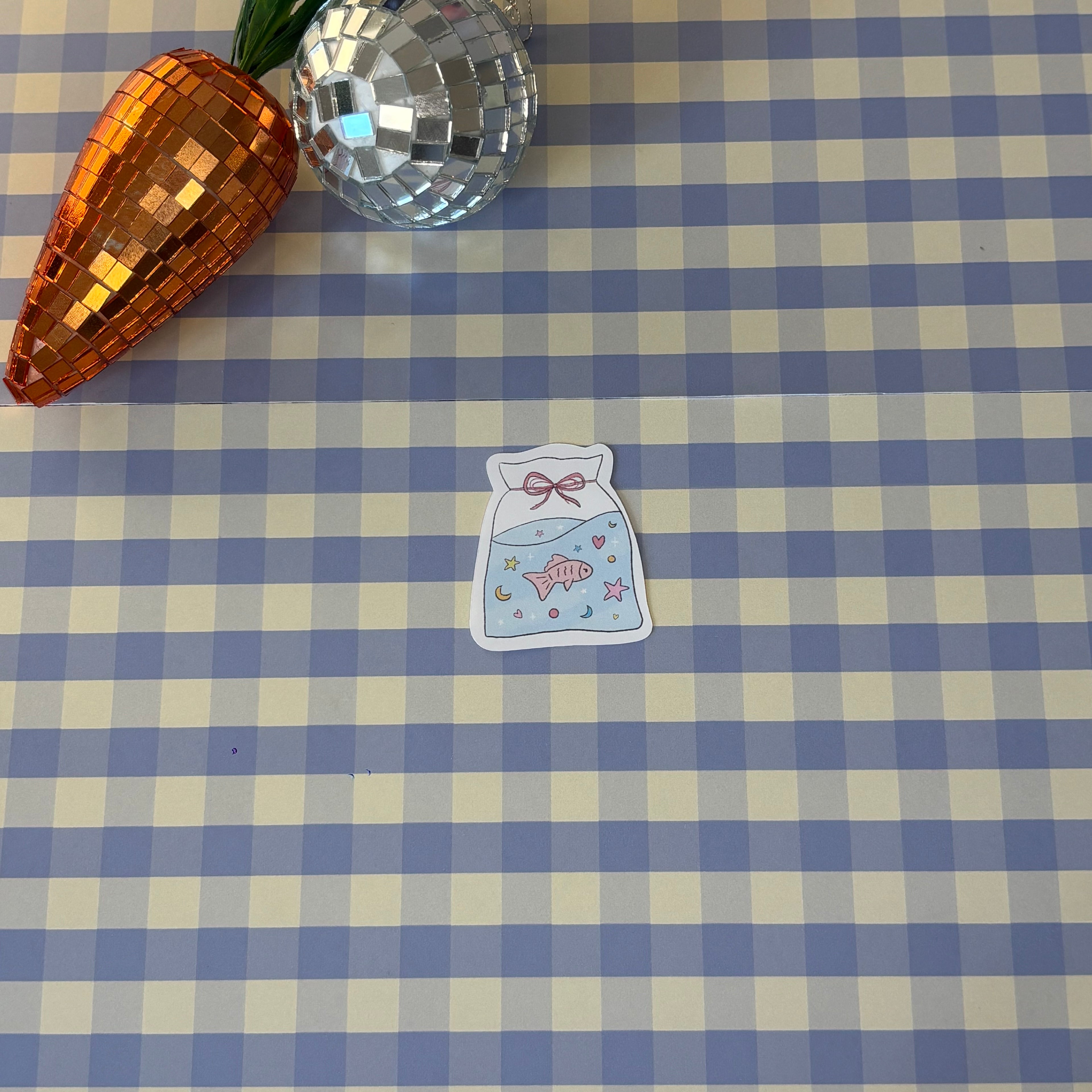 Sticker Sac à poisson