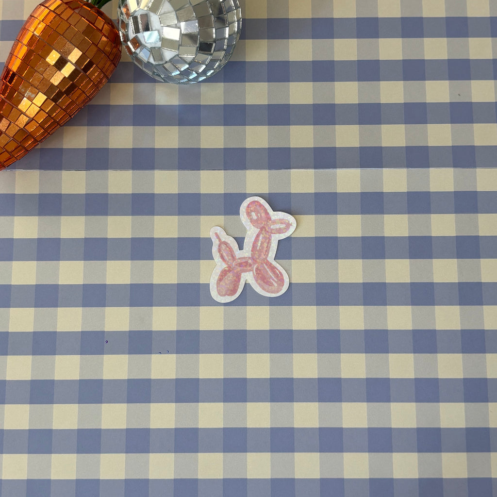 Sticker Chien en ballon