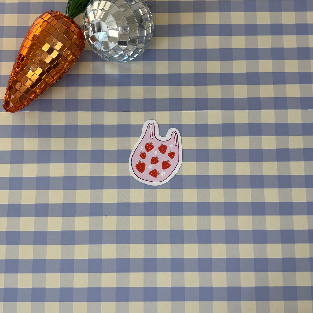 Sticker Sac de fraises