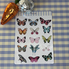 Planche stickers A5 - Papillons