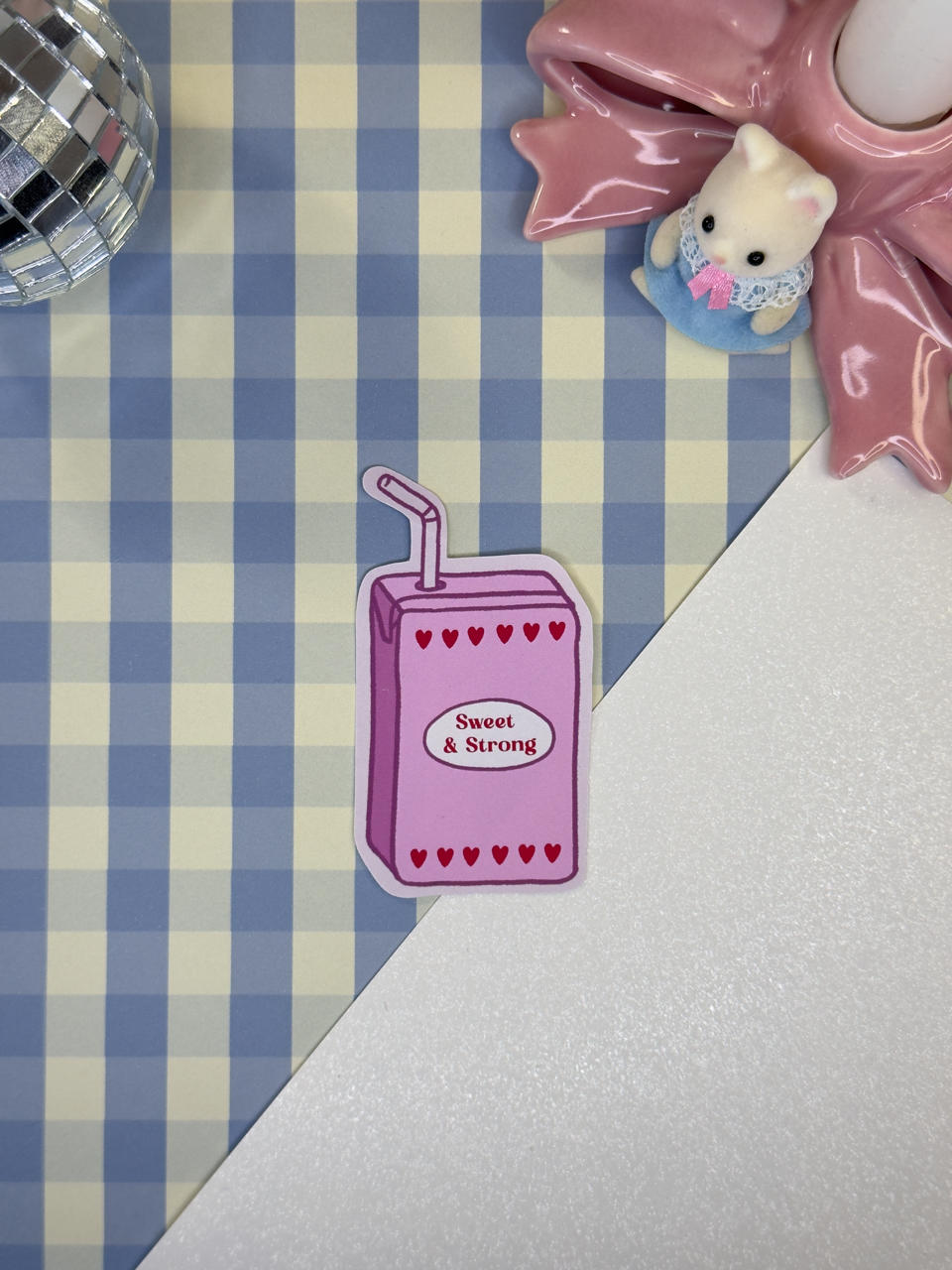 Sticker brique de jus