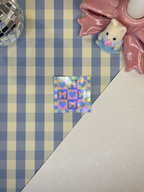 Sticker patchwork rose & violet