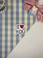 Sticker "I love you"
