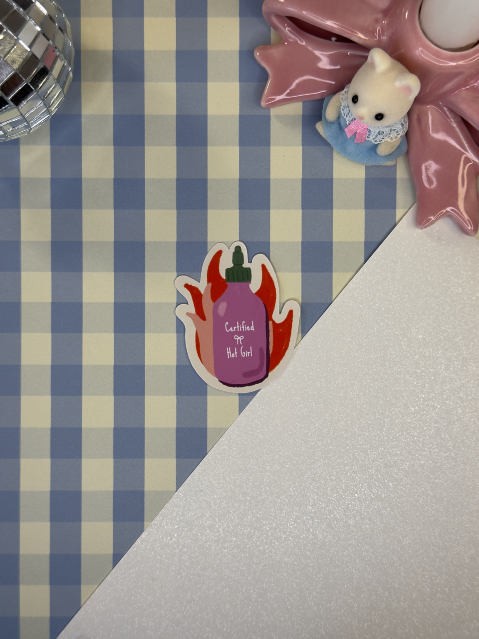 Sticker sauce piquante