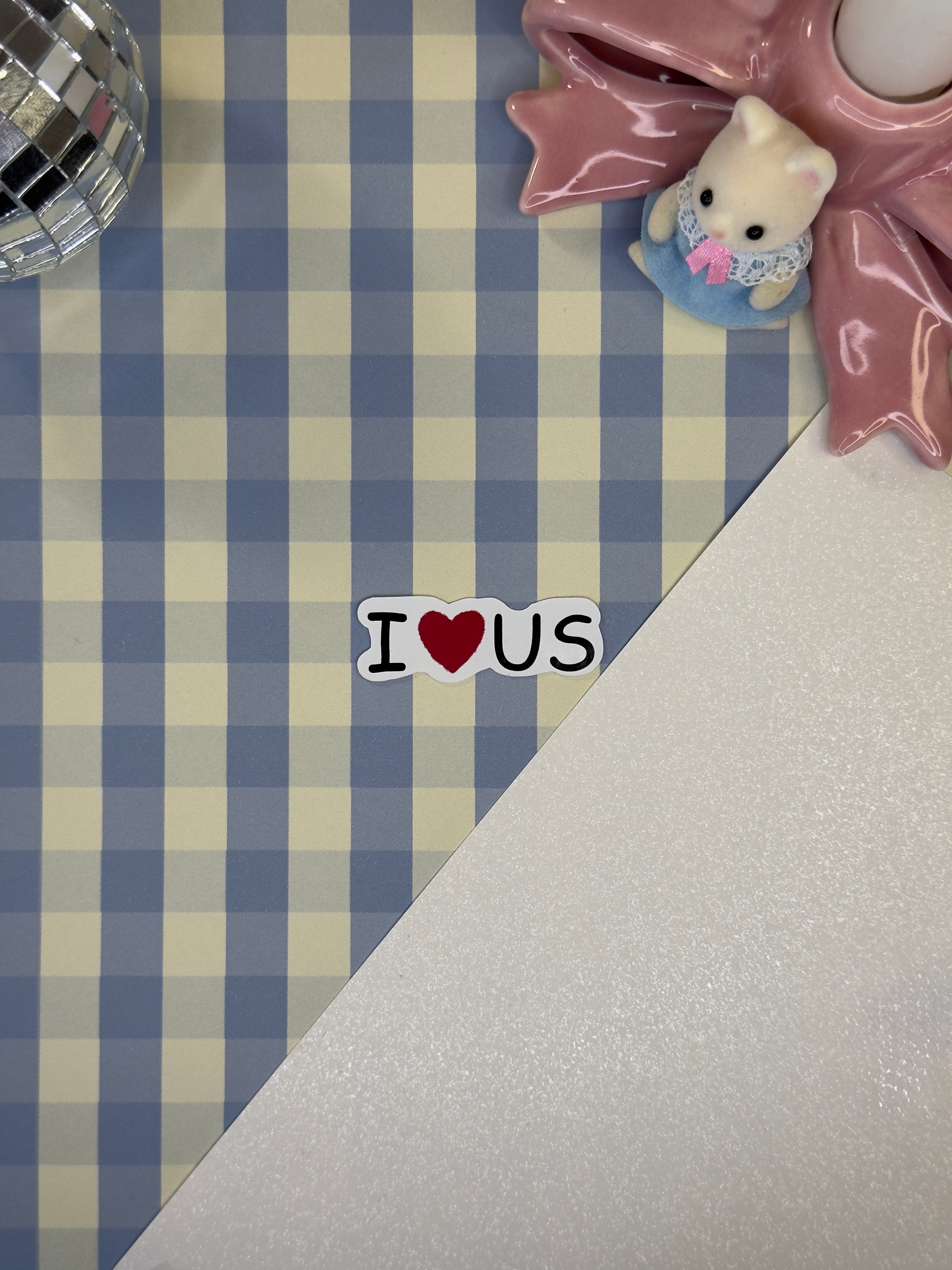 Sticker "I love us"