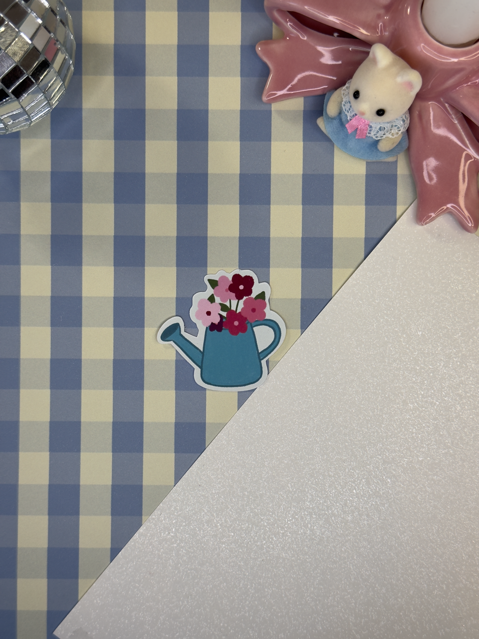 Sticker arrosoir à fleurs