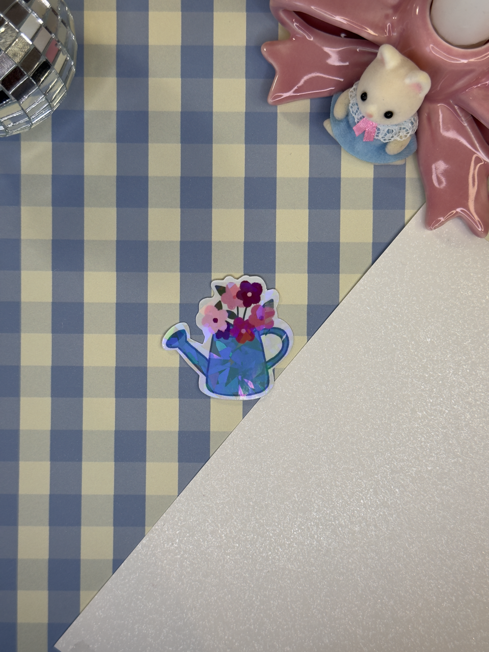 Sticker arrosoir à fleurs