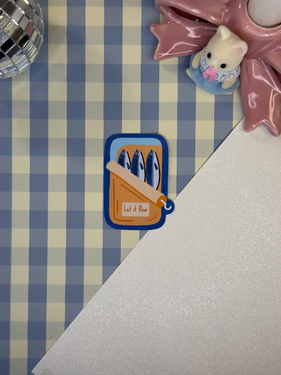 Sticker boîte de sardines