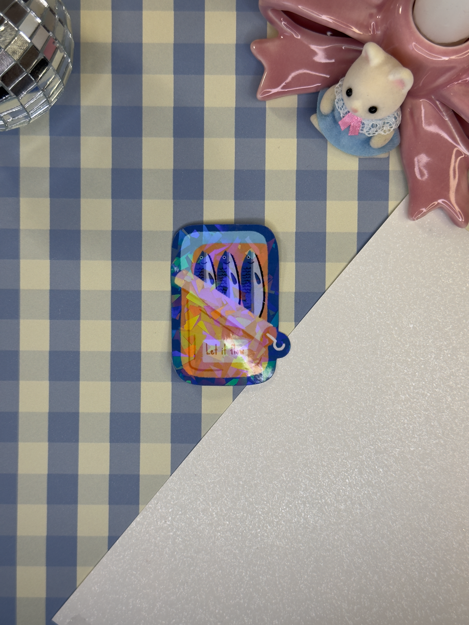 Sticker boîte de sardines