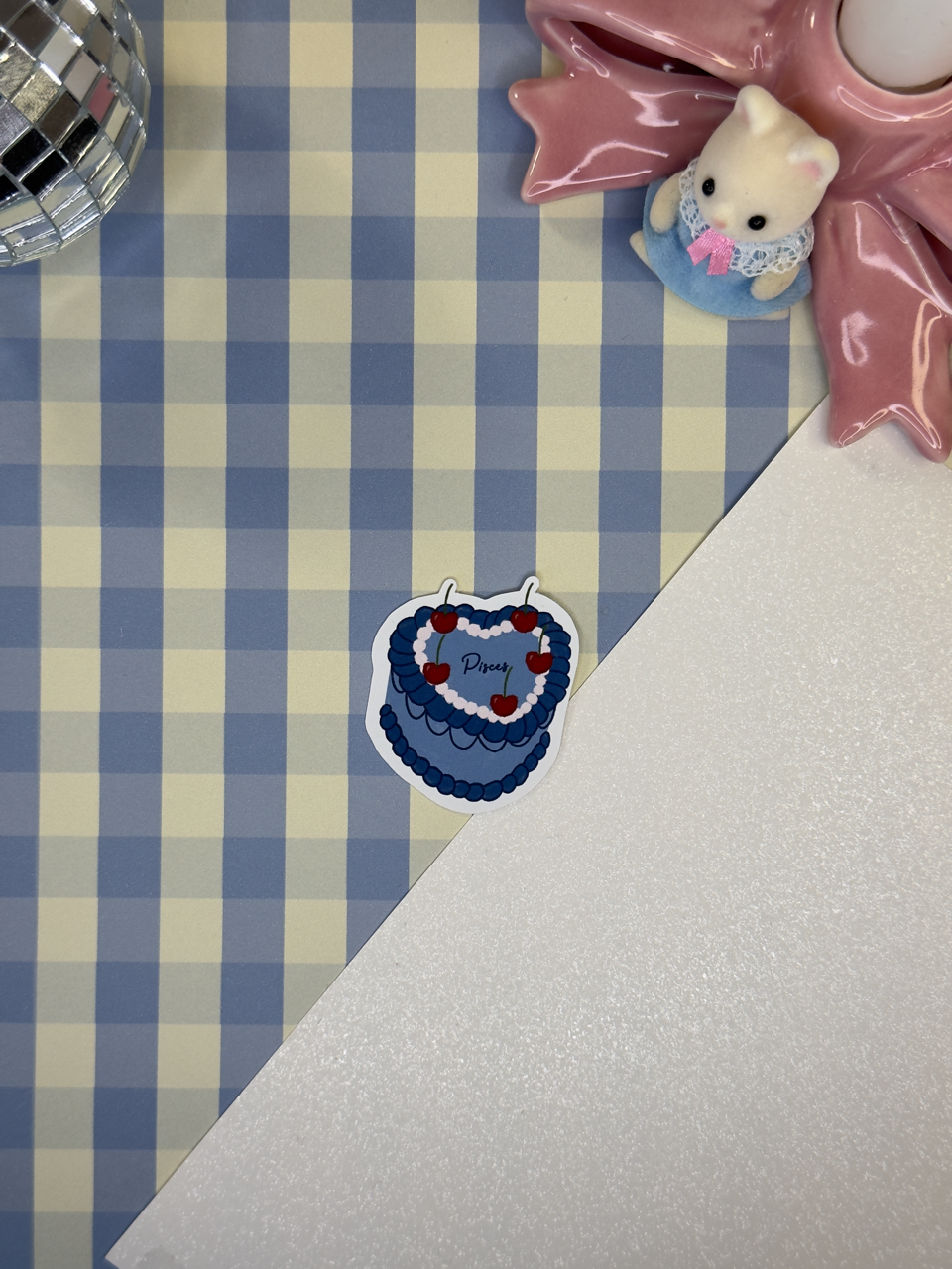 Sticker bento cake Pisces (Poisson)
