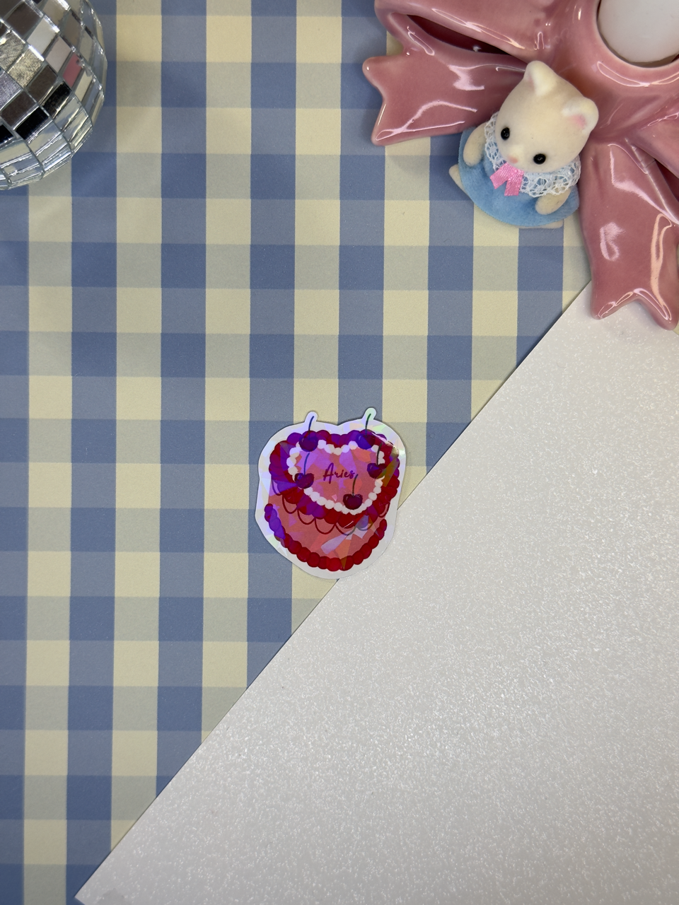 Sticker bento cake Aries (bélier)