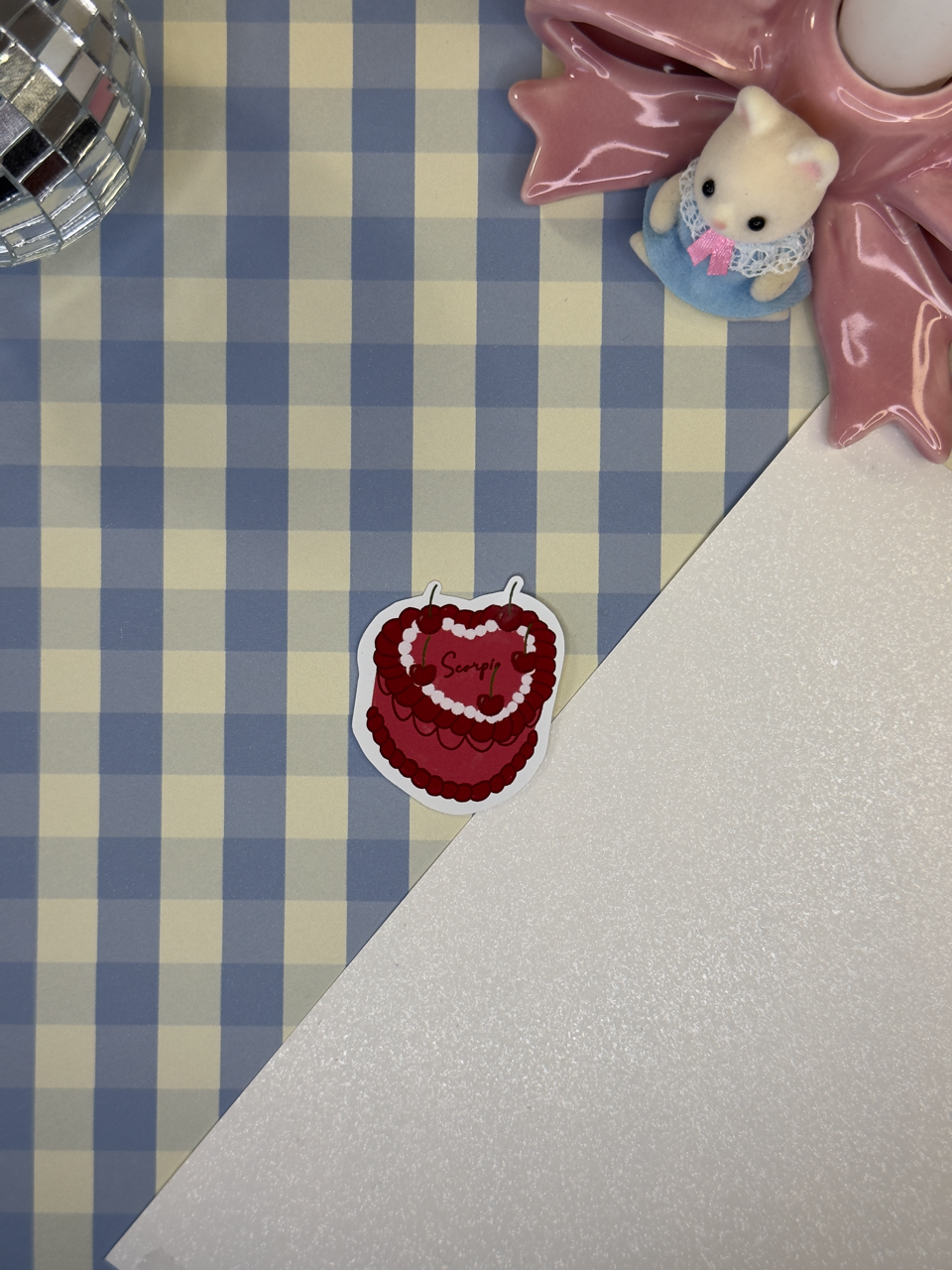 Sticker bento cake Scorpio (Scorpion)