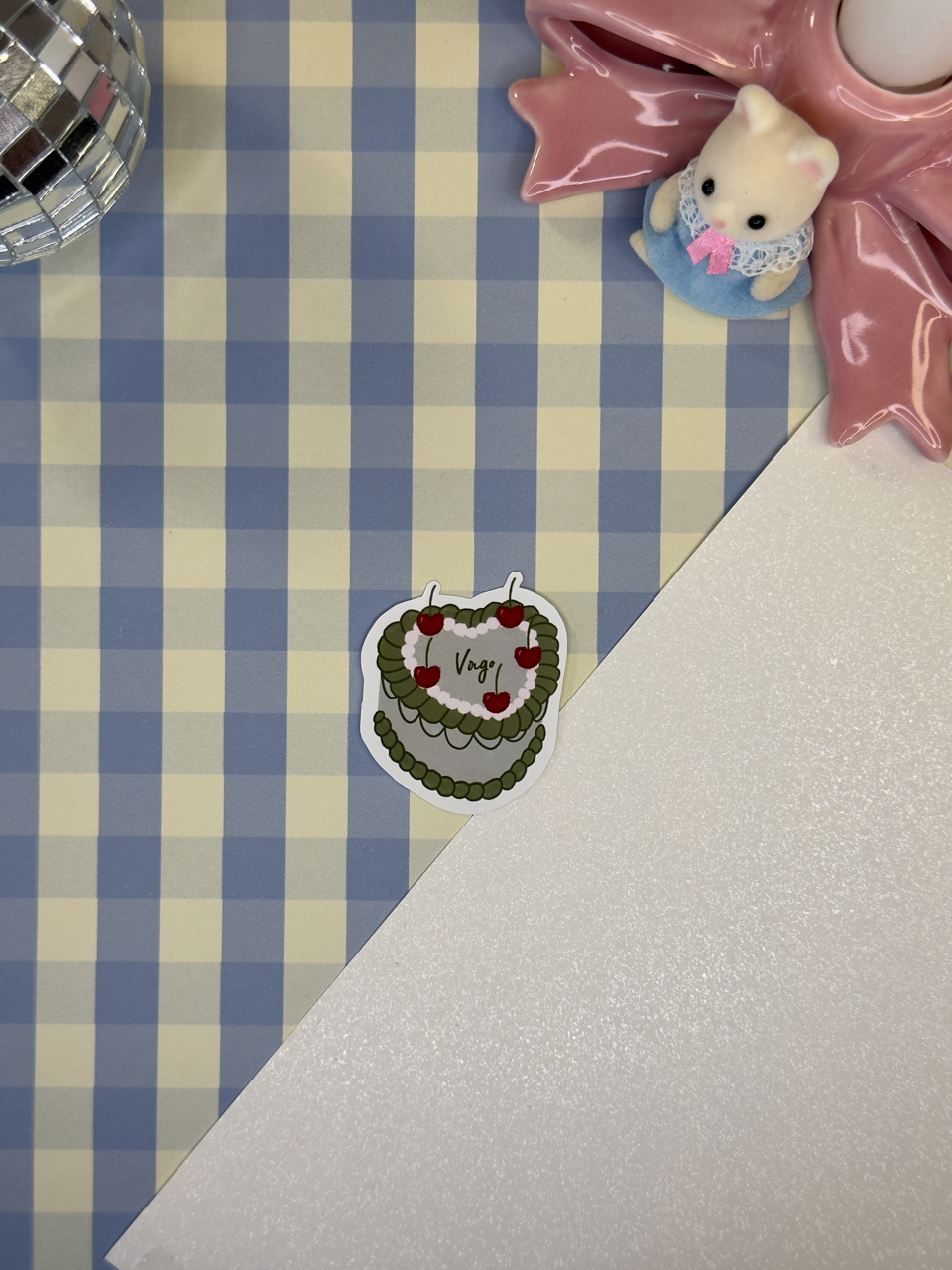 Sticker bento cake Virgo (Vierge)