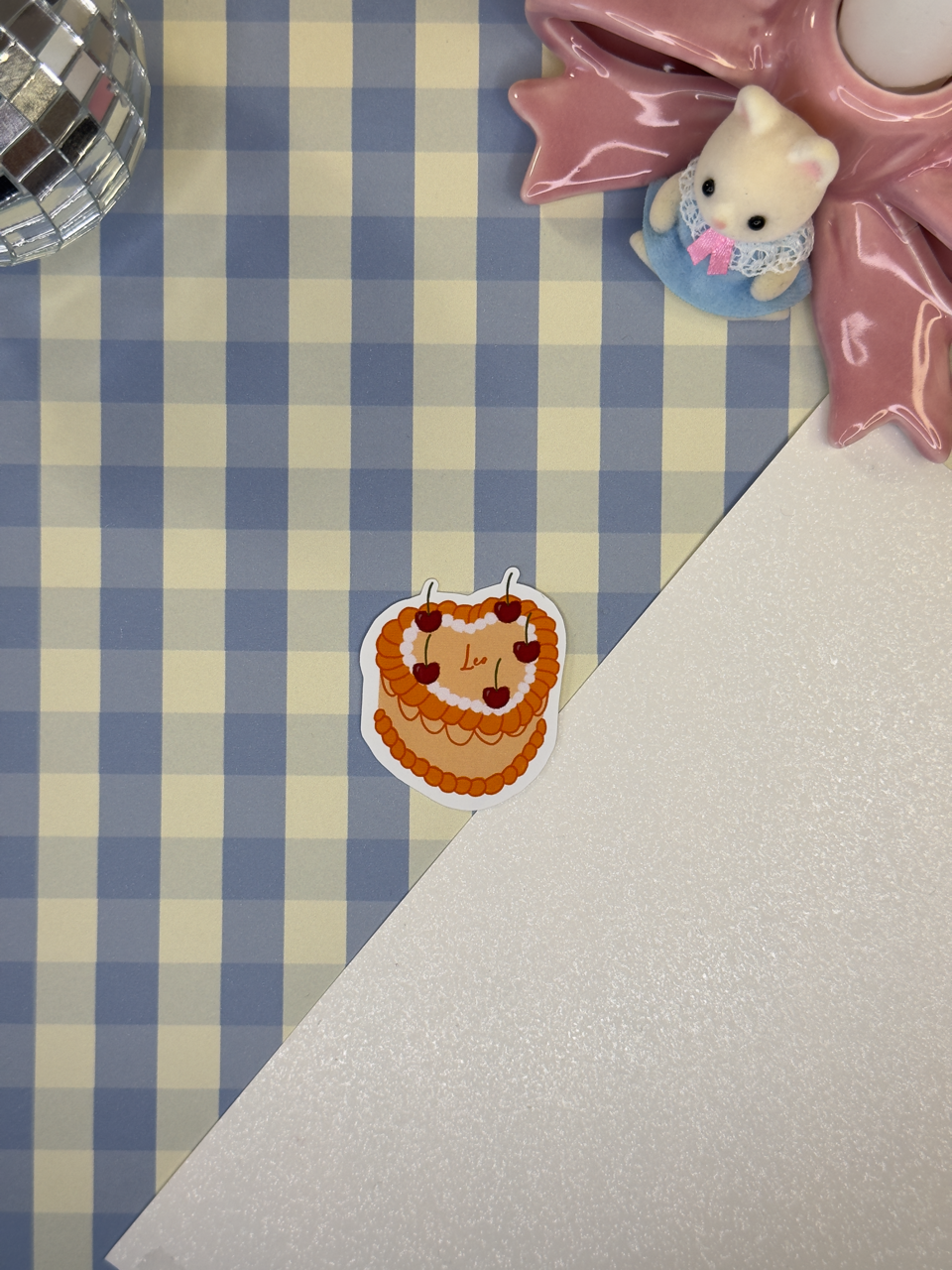 Sticker bento cake Leo (Lion)