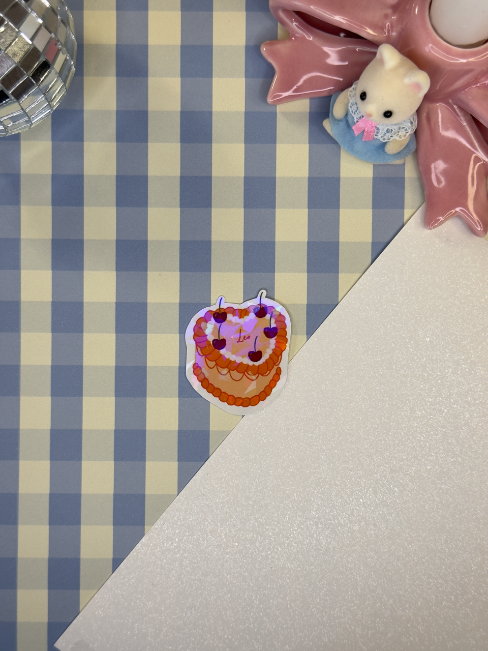 Sticker bento cake Leo (Lion)