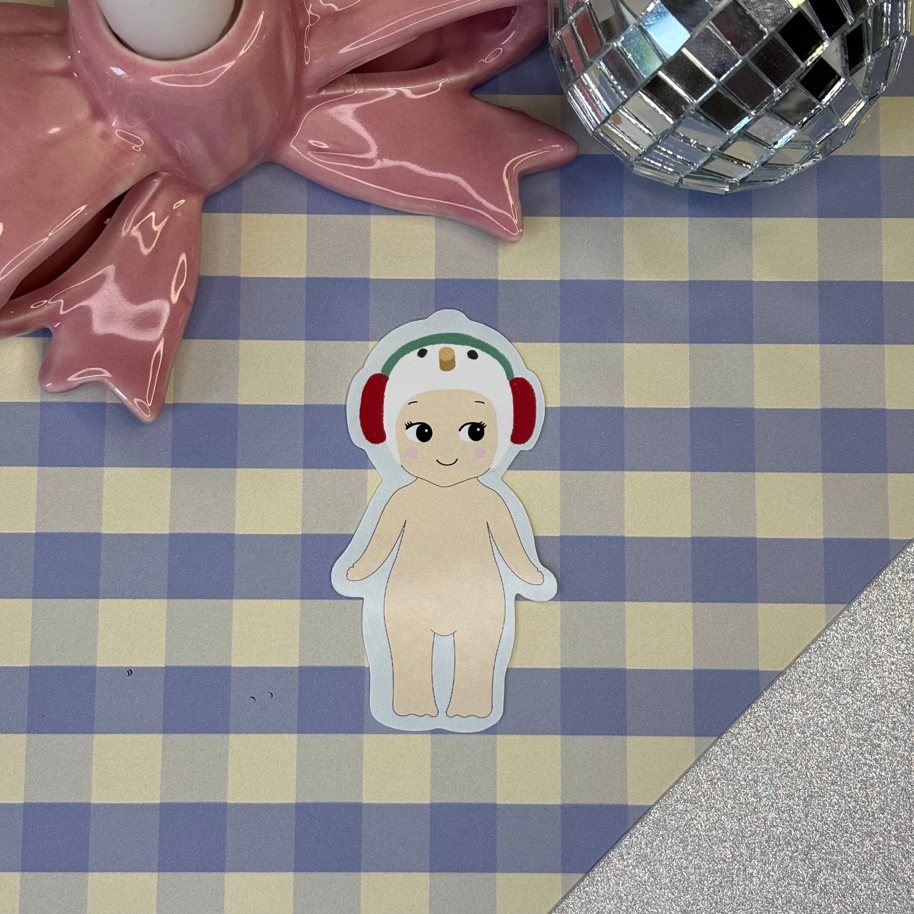 Sticker Baby Bonhomme De Neige