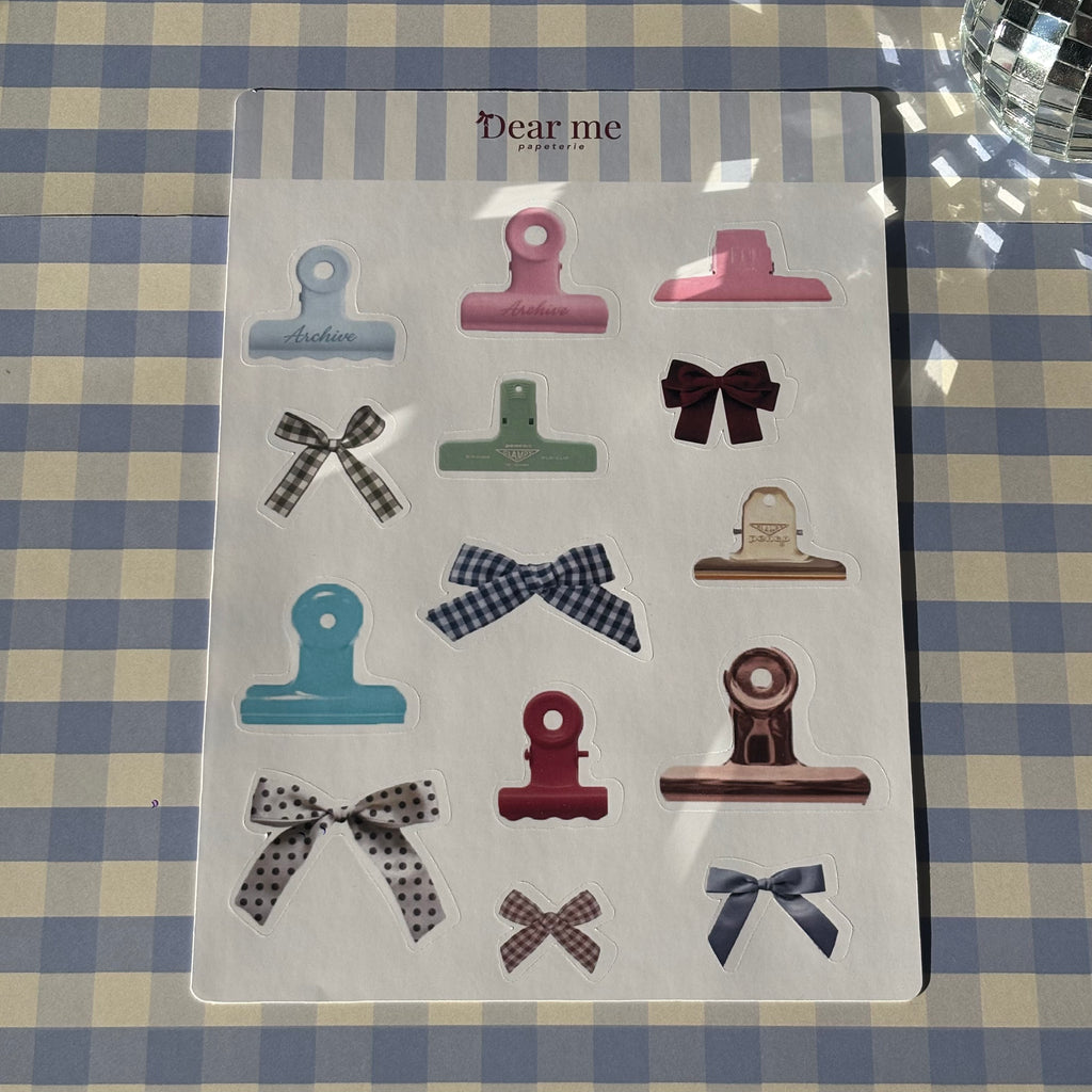 Planche stickers A5 - Pinces