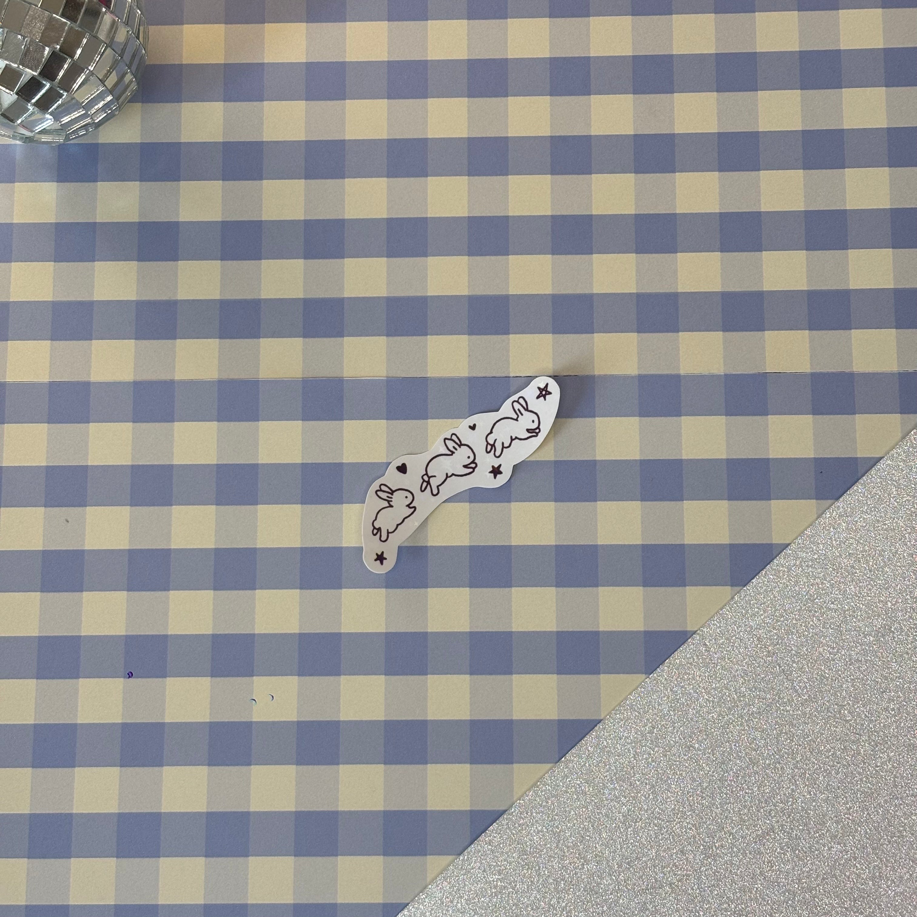 Sticker course de lapin