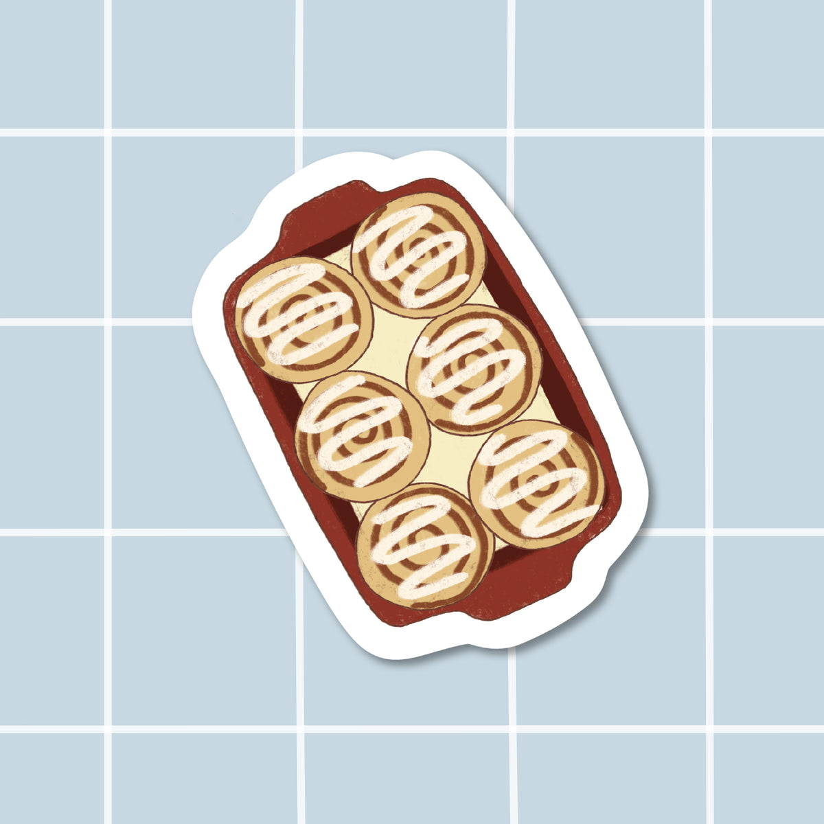 Sticker Plat de cinnamon roll