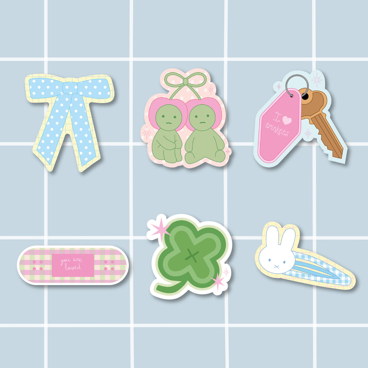 Pack 6 stickers - Trinkets Lover