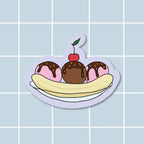 Sticker Banana Split