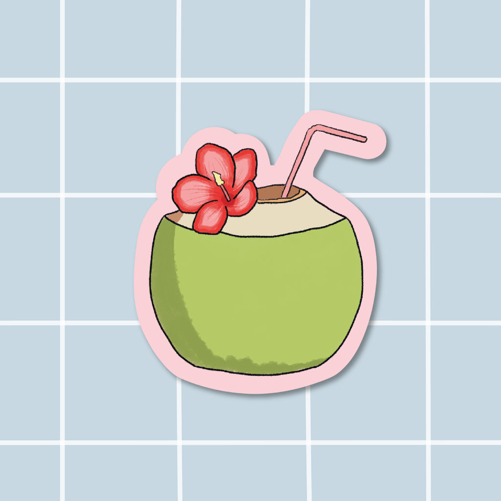 Sticker Noix de coco
