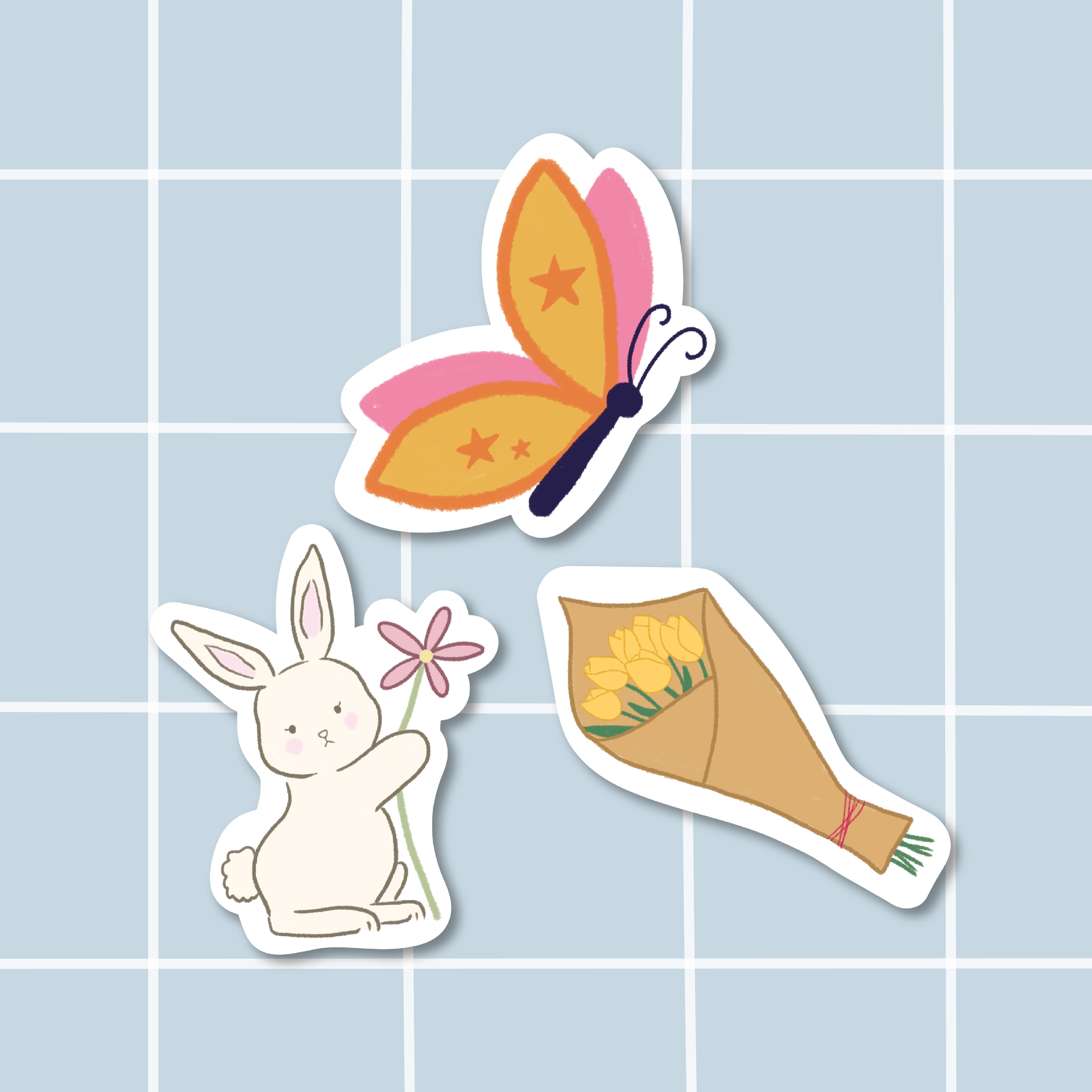 Pack 3 stickers - Mail Club Avril