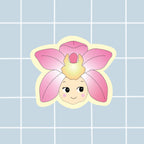 Sticker Tête baby orchidée
