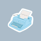 Sticker Machine à écrire