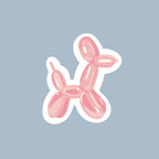 Sticker Chien en ballon