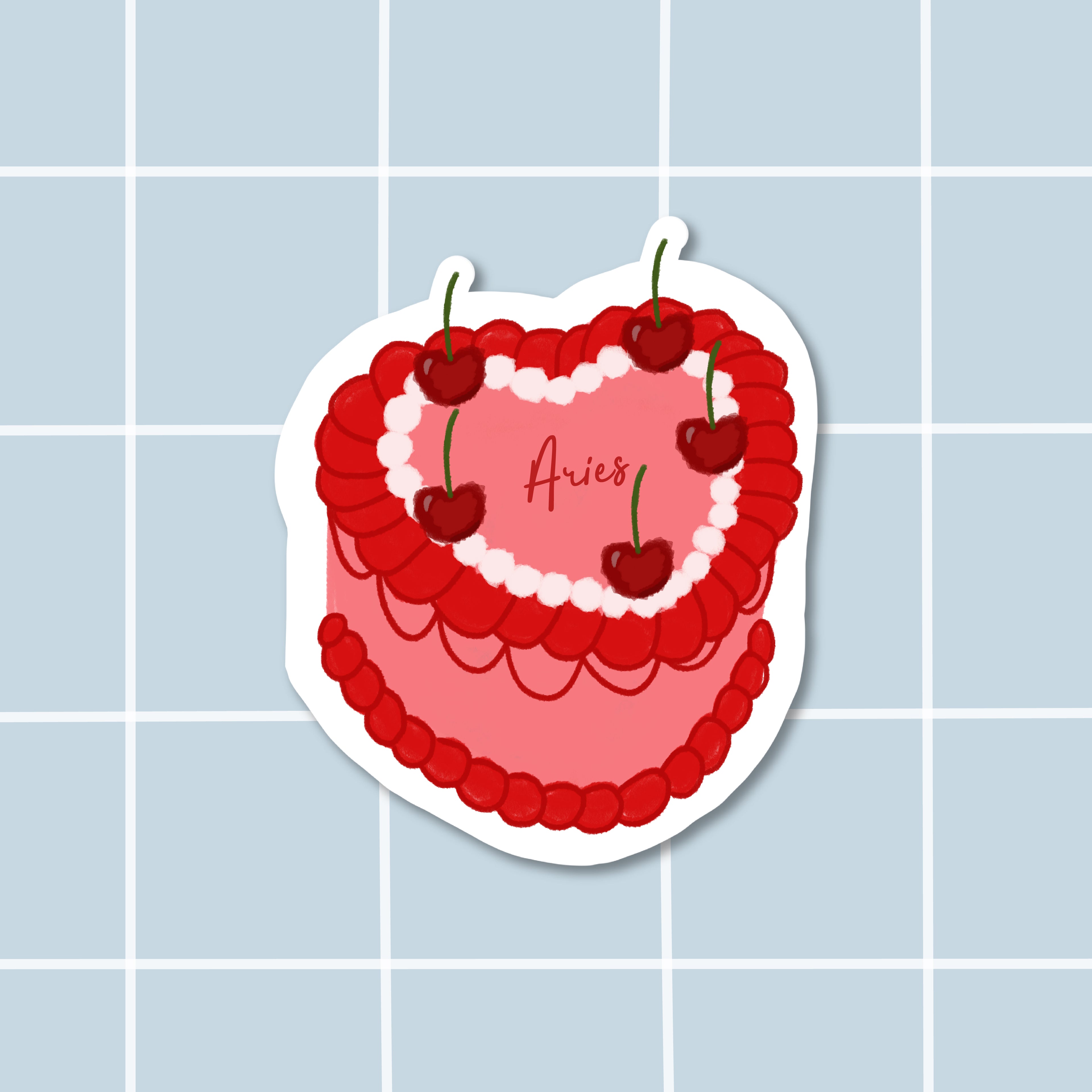 Sticker bento cake Aries (bélier)