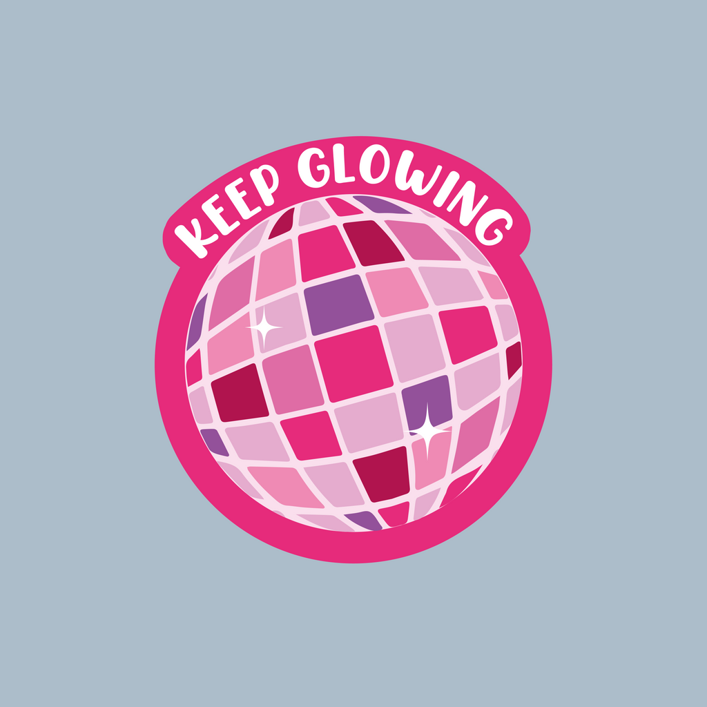 Sticker boule disco