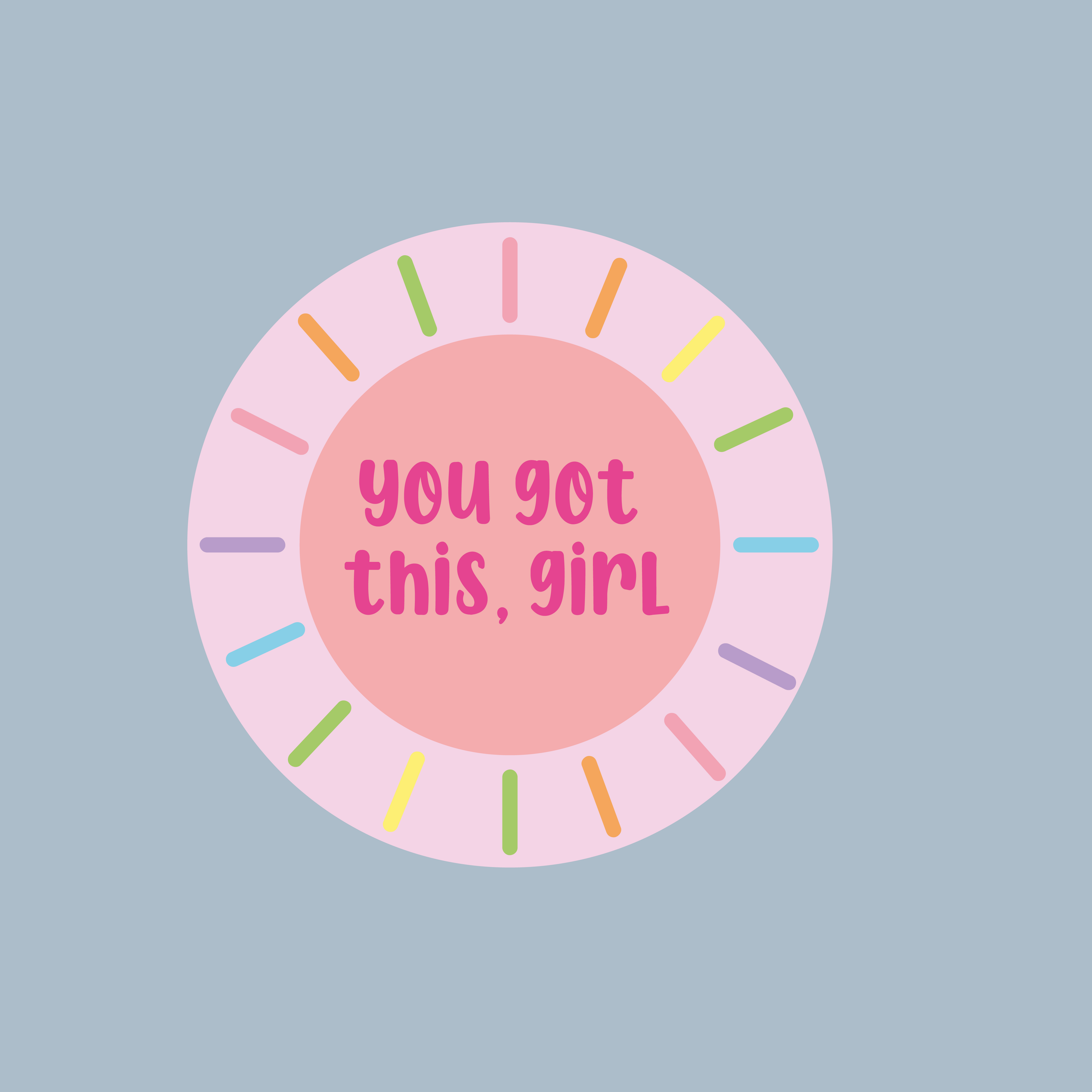 Sticker "You got this, girl"