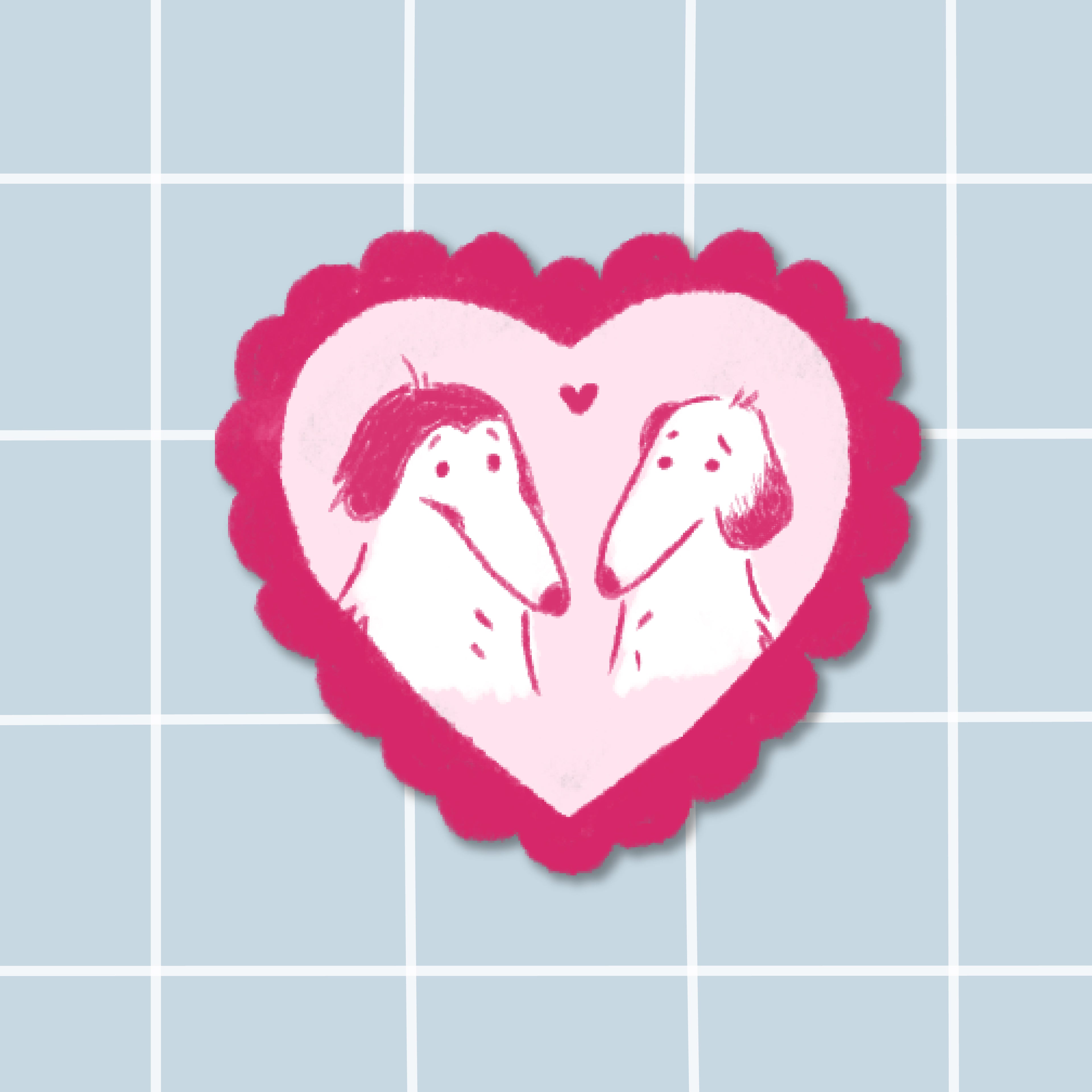 Sticker Petits chiens