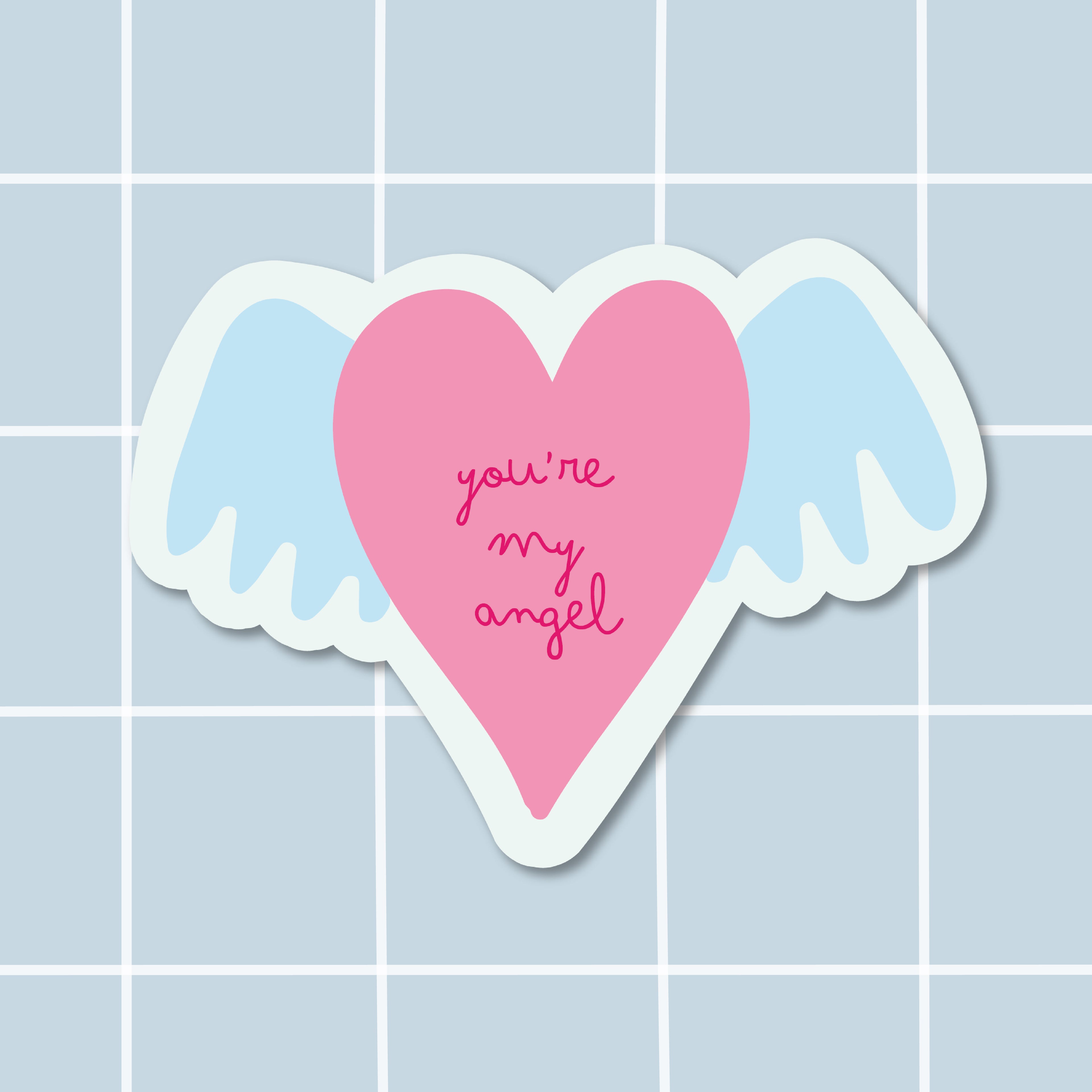 Sticker "You're my angel"