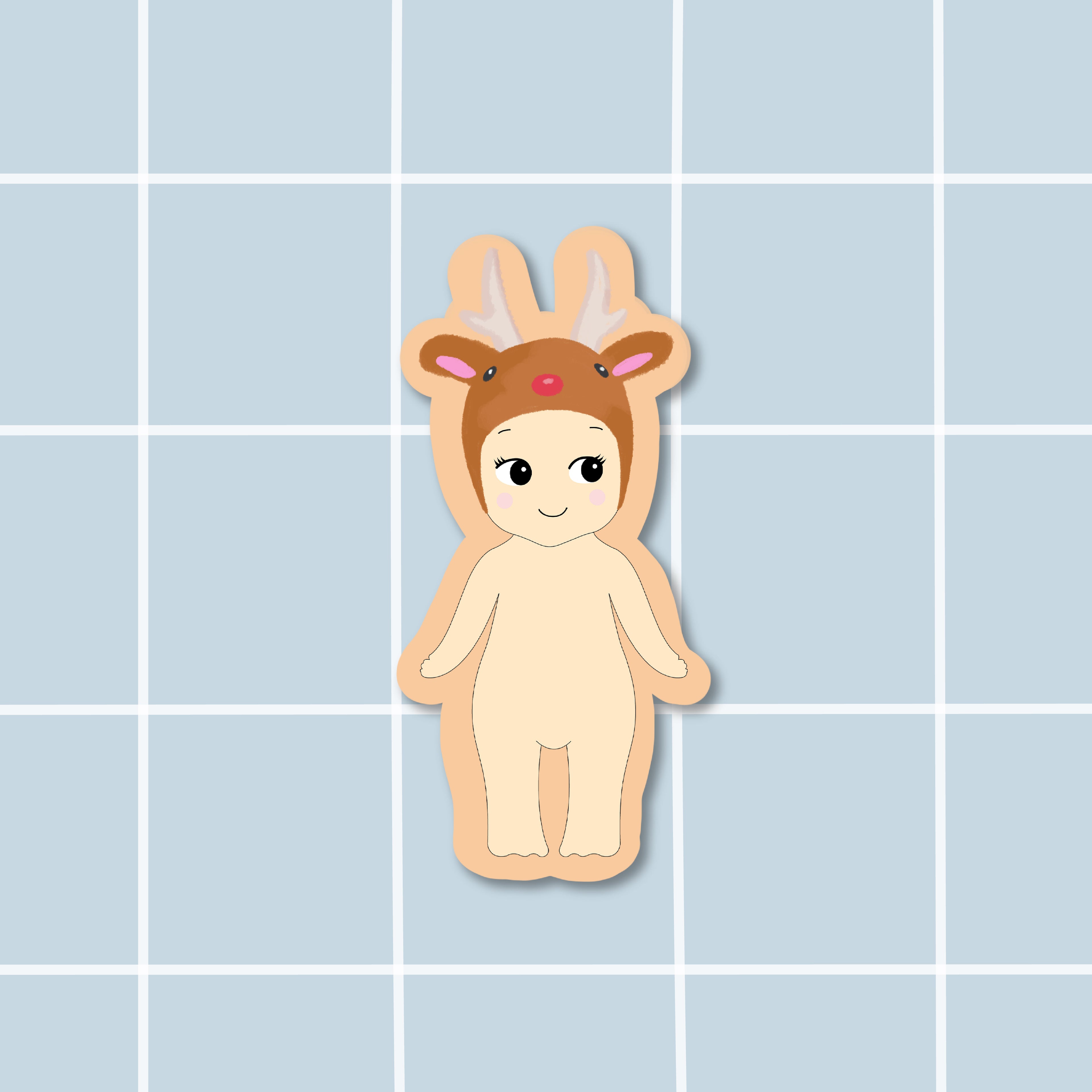Sticker Baby Cerf