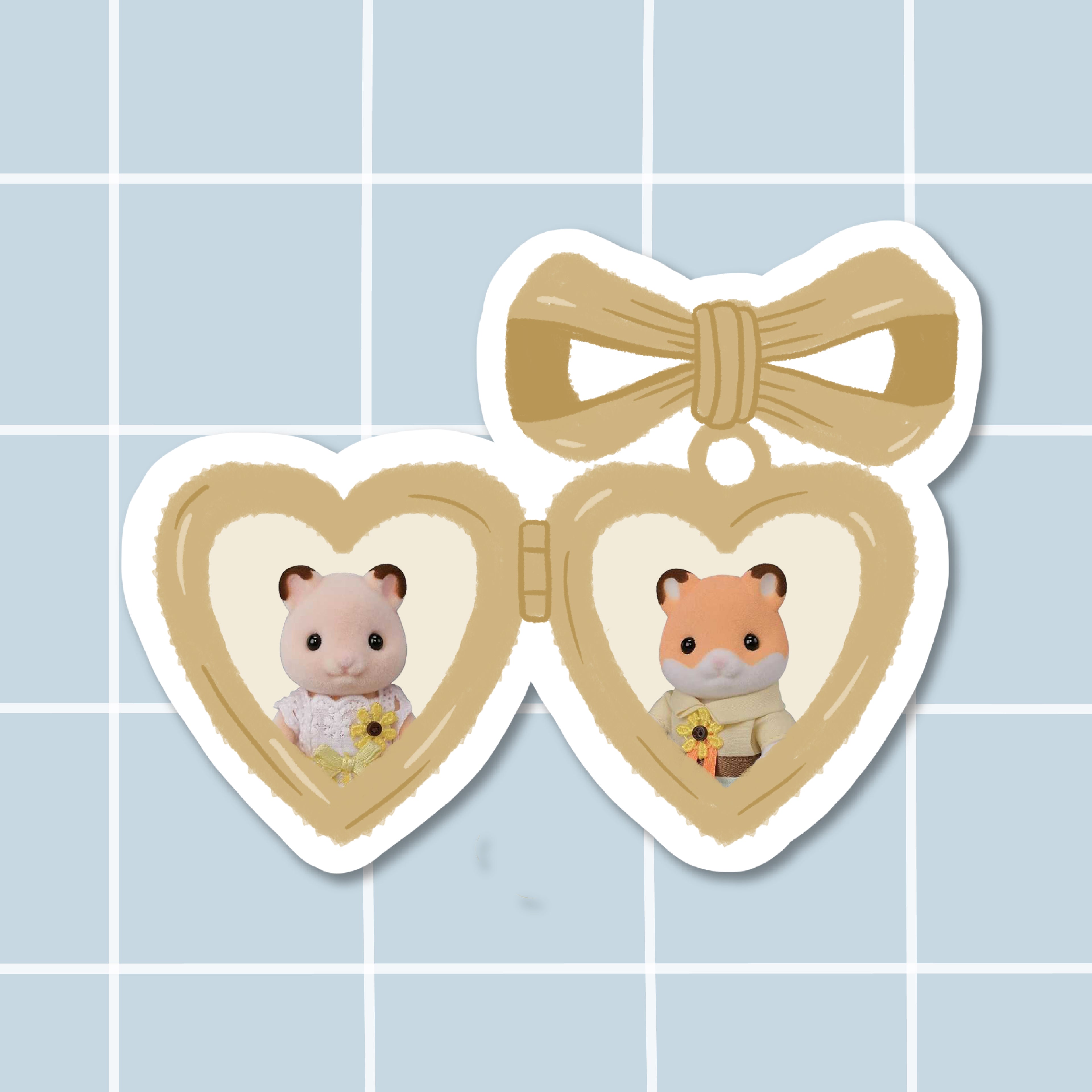 Sticker Pendentif Coeur