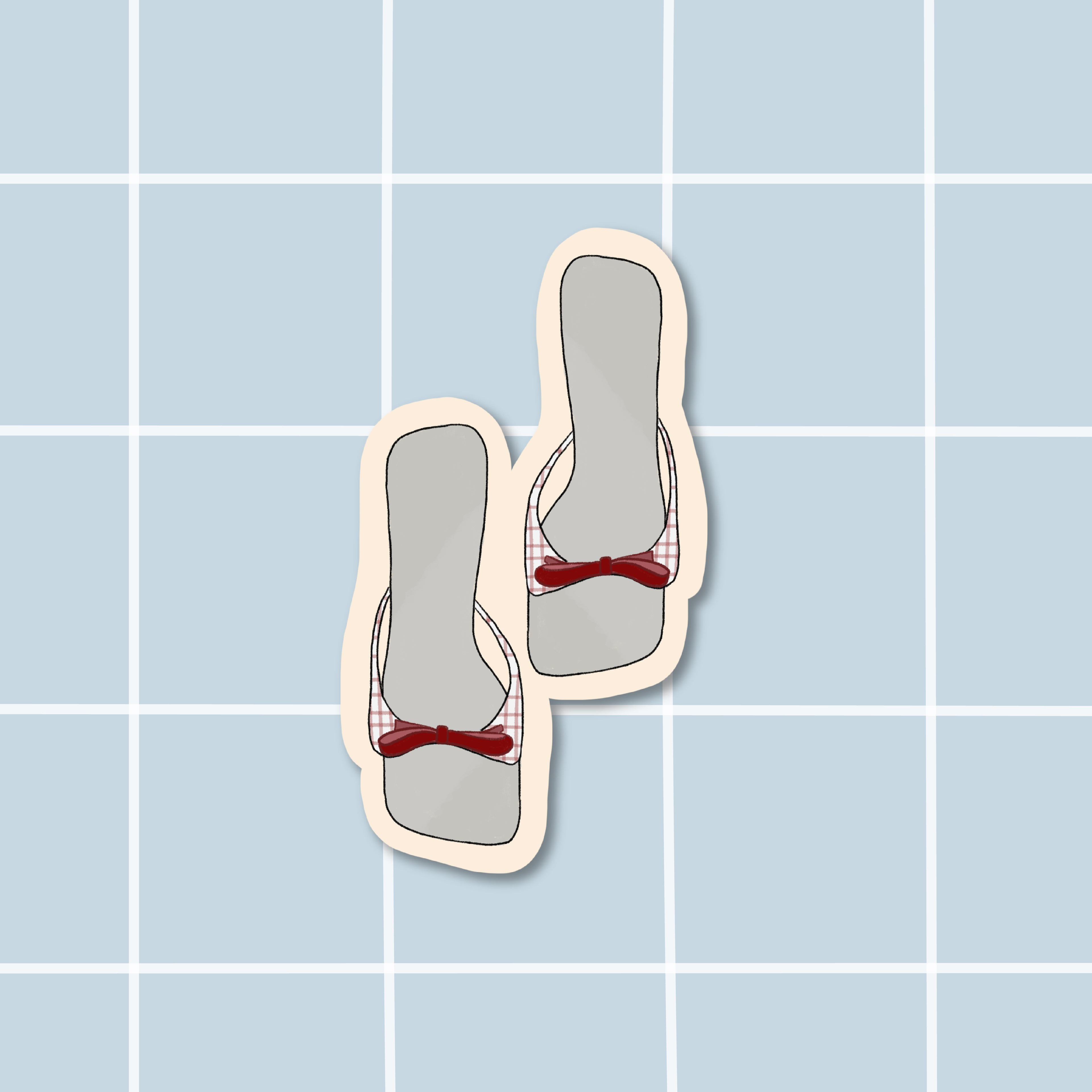 Sticker Chaussures à talons rouges