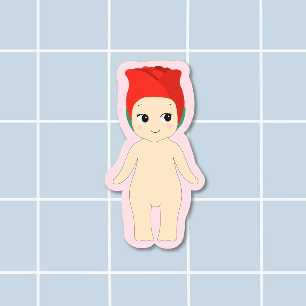 Sticker Baby rose