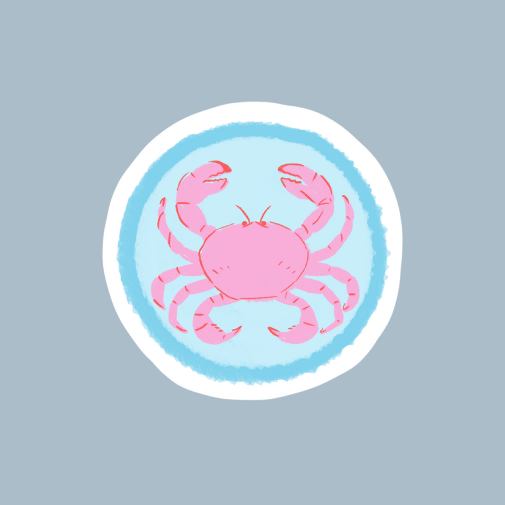 Sticker crabe