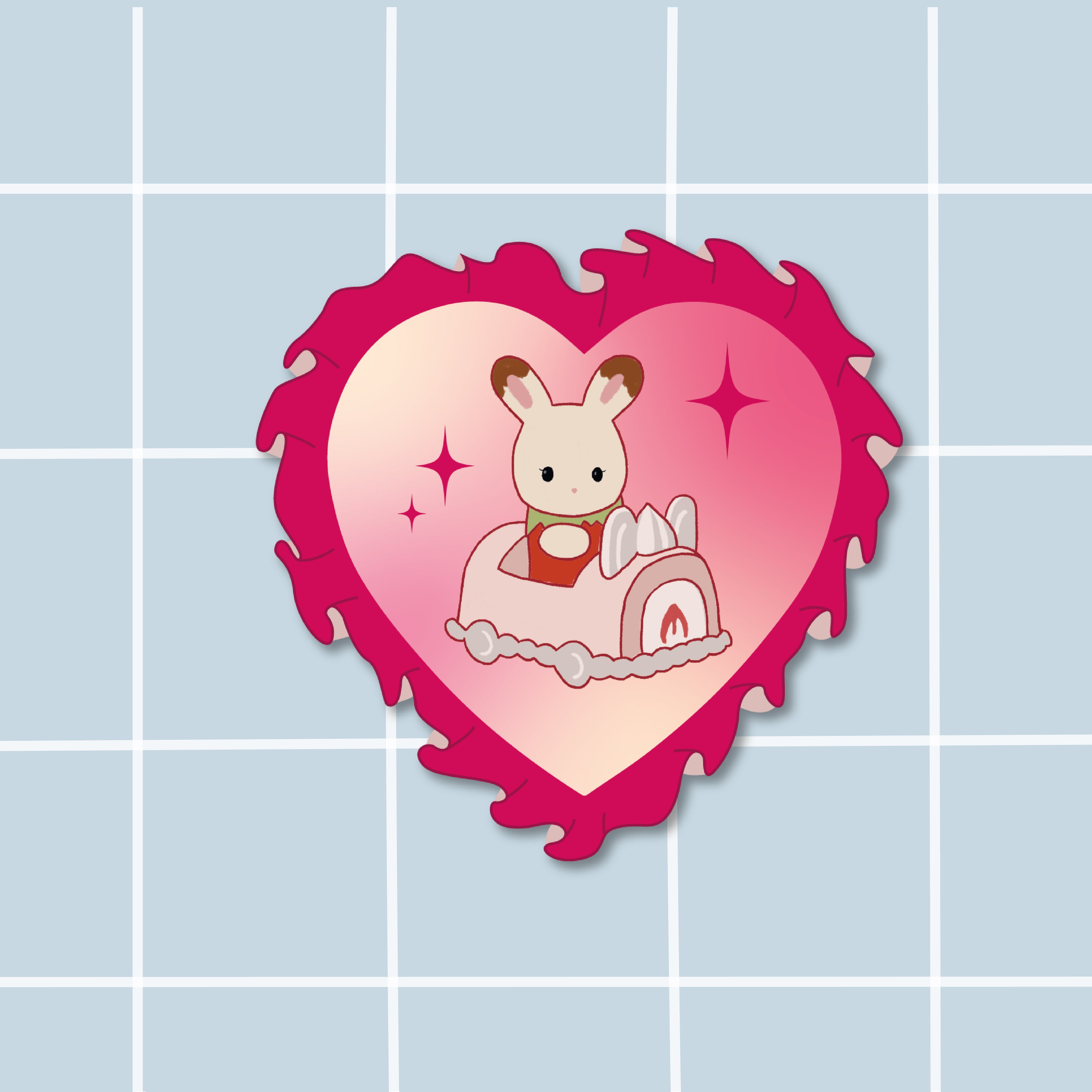 Sticker Lapin voiture