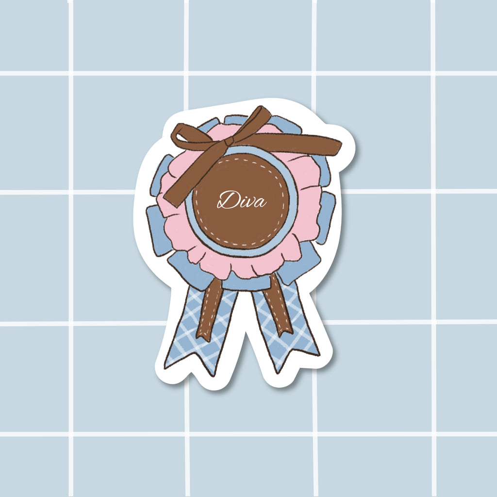 Sticker Médaille Diva