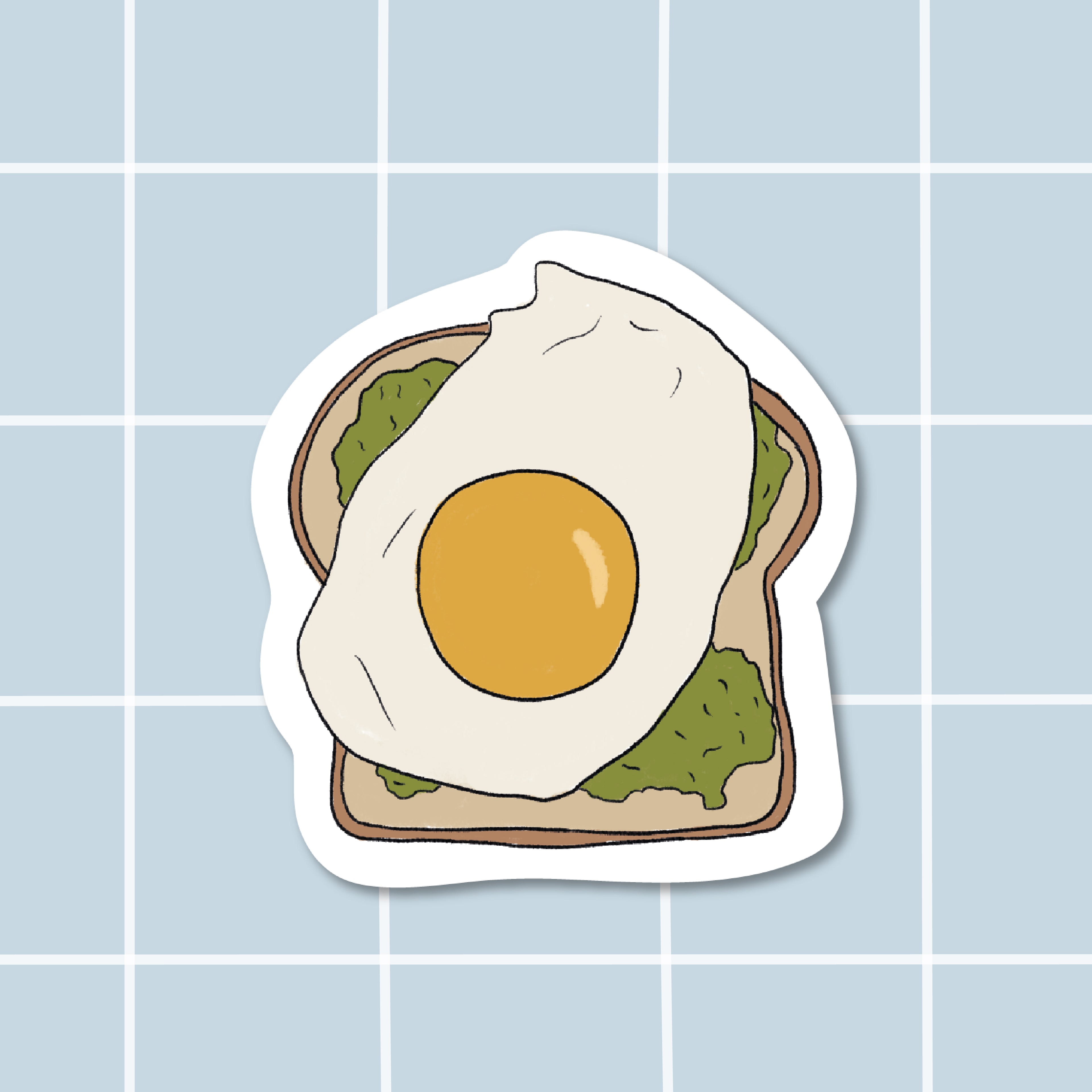 Sticker Avocado toast