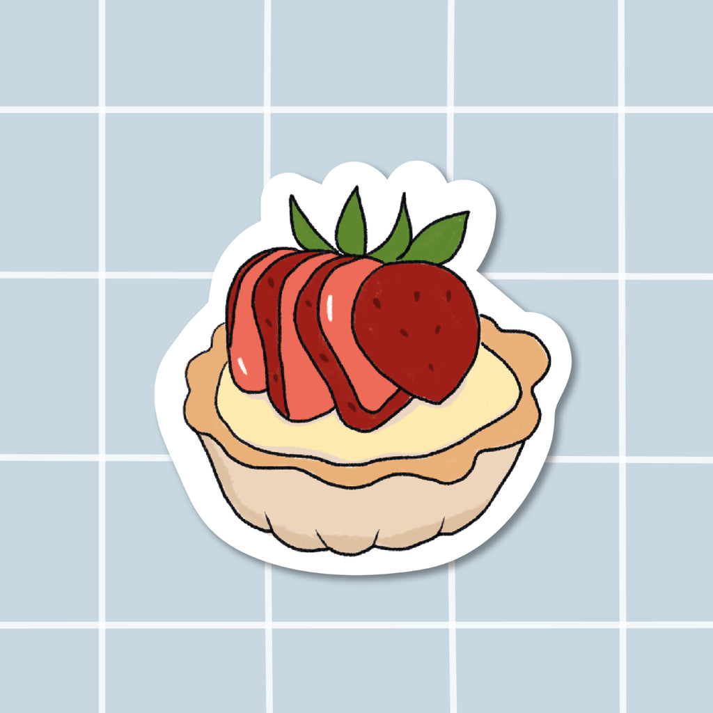 Sticker Tartelette à la fraise
