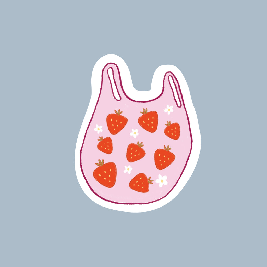 Sticker Sac de fraises