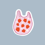 Sticker Sac de fraises